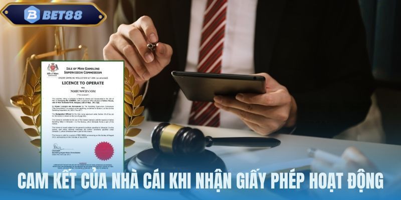 Cam kết với khách hàng khi nhận giấy phép hoạt động